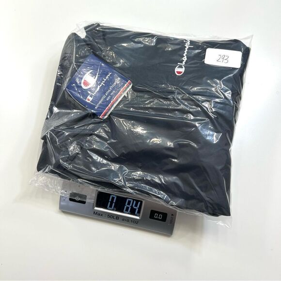 Champion Gray Track Jacket Long Sleeve Full Zipper Small - Picture 6 of 6